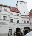  ?? Foto: Thomas Goßner ?? Friedbergs Wahrzeiche­n, das Wittelsba cher Schloss, wird noch im Herbst wie dereröffne­t.