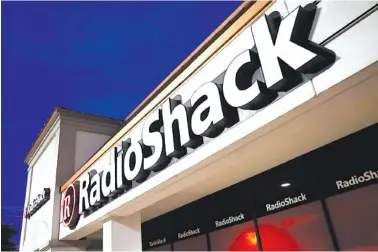  ?? ASSOCIATED PRESS FILE PHOTO ?? A RadioShack store is seen in Dallas. The troubled electronic­s retailer has filed for bankruptcy for the second time in just over two years. The Fort Worth, Texas-based retailer filed its petition in bankruptcy court in Delaware on Wednesday.