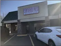  ?? (Arkansas Democrat-Gazette/Helaine R. Williams) ?? Certified Pies occupies its own space in the front of a shopping center at 9807 W. Markham St. in Little Rock.