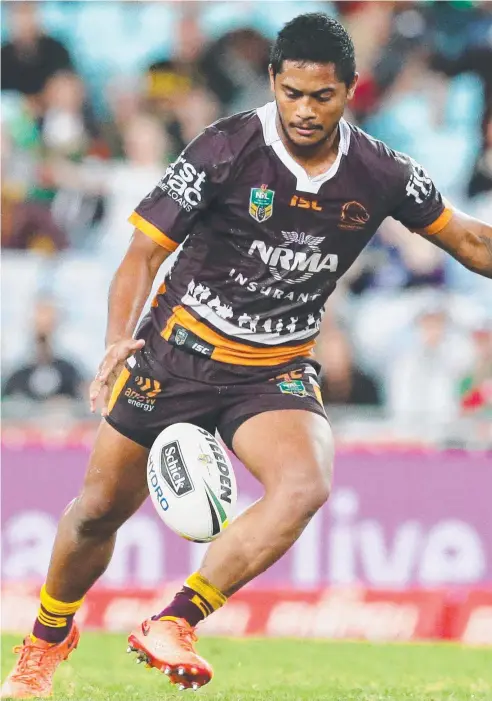  ??  ?? STICKING SOLID: Anthony Milford has knocked back a lucrative offer from the Storm. Picture: MARK EVANS