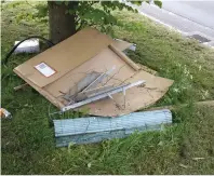  ??  ?? A woman from Winnersh has been fined £1,157 for fly-tipping household waste in Churchill Drive