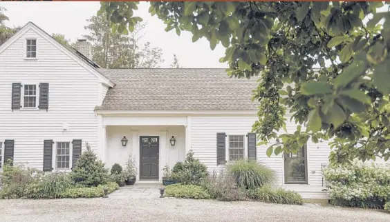  ?? TONY LUONG/THE NEW YORK TIMES PHOTOS ?? A circa-1760s farmhouse being restored by New Kids on the Block star Jonathan Knight in Essex, Mass. Knight stars in “Farmhouse Fixer” on HGTV.