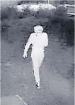  ??  ?? CCTV released following the burglary at The Beach Hut Play and Party Centre in Great Harwood