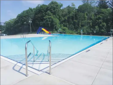  ?? PHOTO PROVIDED BY TROY MAYOR’S OFFICE ?? A look at the South Troy pool.