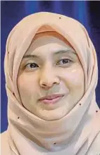  ??  ?? Nurul Izzah Anwar