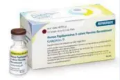  ??  ?? This image made available by Merck in October 2016 shows a vial and package for their GARDASIL 9 human papillomav­irus vaccine. —AP