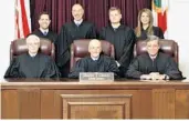  ?? FLORIDA SUPREME COURT/COURTESY OR COURTESY FLORIDA SUPREME COURT ?? The Florida Supreme Court on Thursday overturned two conviction­s and ordered new trials for the two inmates who had been on Death Row. The justices found judges’ errors in the cases of Peter Avsenew and Jason Simpson.