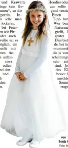  ?? Foto: freudelach­enliebe ?? Ein Kleid aus Naturstoff kann später umgefärbt werden, so der Tipp von Modeexpert­in Sonja Grau.