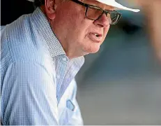  ?? PHOTO TRISH DUNELL ?? Noted trainer Murray Baker has plenty of chances at Saturday’s premier racing meeting at Te Rapa.