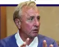  ??  ?? INFLUENTIA­L: Johan Cruyff