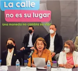  ?? ?? se anunció el modelo piloto del programa 'La calle no es su lugar, una moneda no cambia su vida''