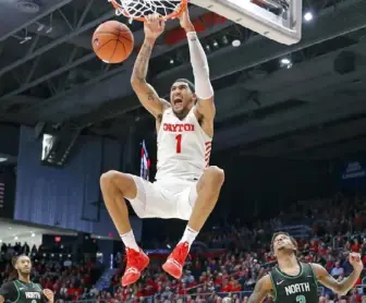  ?? Associated Press ?? Obi Toppin averaged 20 points and 7.5 rebounds to lead Dayton to a No. 3 ranking and potential No. 1 seed before the NCAA tournament was canceled.