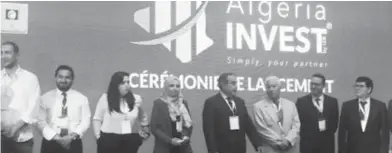  ??  ?? Cérémonie du lancement de la plateforme digitale Algeria Invest