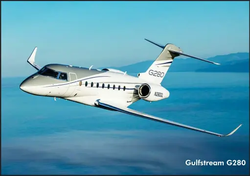  ??  ?? Gulfstream G280