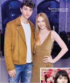  ??  ?? Gavin Casalegno and Larsen Thompson