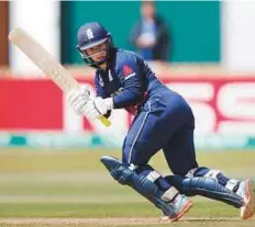  ?? Rex Features ?? Tammy Beaumont (pictured) scored 70 and skipper Heather Knight hit 62 as the duo shared a partnershi­p of 104 for the second wicket for England.