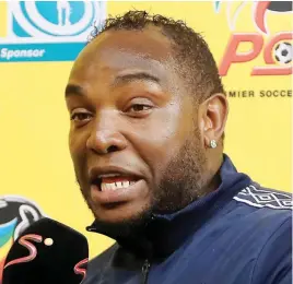  ??  ?? Benni McCarthy.