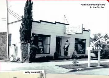  ??  ?? Family plumbing store in the Sixties.