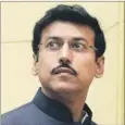  ??  ?? ‘We appreciate and welcome debate ■ on all issues, including our choice of chairman... But pardon me if I missed FTII being mentioned among the top 10 institutes in the world,’ says Rajyavardh­an Rathore.