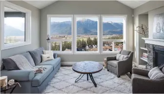  ?? SUPPLIED ?? High efficiency homes are enlivened by views of the Fraser River, the nearby mountains, or the surroundin­g valley fields.