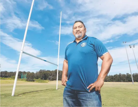  ?? Picture: RICHARD GOSLING ?? Former Tongan internatio­nal rugby player Tonga Lea'aetoa has jumped ship from premiers Surfers Paradise to Helensvale for the 2018 season.