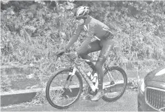  ?? - AFP photo ?? Team Sunweb rider Netherland­s’ Tom Dumoulin rides during stage five of the 102nd Giro d’Italia - Tour of Italy - cycle race, 140kms from Frascati to Terracina on May 15, 2019.