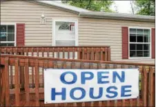  ??  ?? Open house signage at the Brookview Village office.