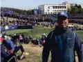  ??  ?? Luis Polanco fue testigo presencial de “la pela” que dio el equipo Europeo al norteameri­cano en la Ryder Cup celebrada en Le Golf National en Paris.