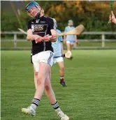  ??  ?? Action from Sligo v Galway Tribesmen.