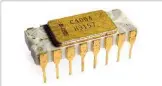  ??  ?? Intel’s first 4004 processor had a mere 2,300 transistor­s