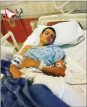  ?? Courtesy photo ?? Pedro Roman, 16, whose leukemia recently returned, has been a patient at City of Hope for the past three weeks.