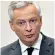  ??  ?? Bruno Le Maire has seen his popularity increase recently