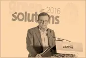  ?? Foto: notimex ?? Ildefonso Guajardo, secretario de Economía, participó en el Foro Green Solutions 2016.
