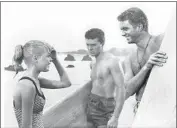  ?? Columbia Pictures ?? “GIDGET” starred Sandra Dee as the title character, along with James Darren, center, and Cliff Robertson.