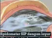  ??  ?? Spidometer SIP dengan layar digital berisi informasi yang lebih lengkap menempel pada setang drophead