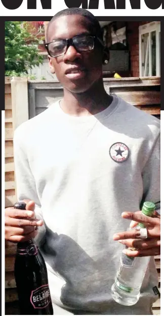  ??  ?? Stabbed to death: Israel Ogunsola, 18, was attacked in Hackney