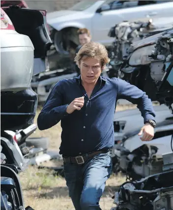  ?? CBS ?? “I like to do as much (stunt work) as they’ll let me,” says MacGyver star Lucas Till.