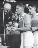  ??  ?? Jack Harding on the steps of the Hogan Stand after his All-Ireland final win.