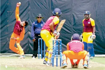  ??  ?? This tournament is a 'District Tournament' manned by club players - File pic by Amila Gamage