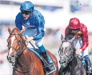  ?? Picture: Getty Images. ?? Derby winners: Masar and William Buick.