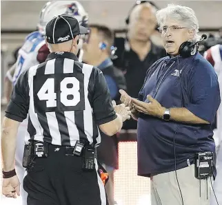  ?? ALLEN McINNIS ?? Alouettes head coach Jim Popp says injuries are no excuse for his team’s poor performanc­e.