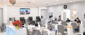  ?? RYAN KNELLER/THE MORNING CALL ?? LY Nail Spa, offering manicures, pedicures and more, opened Dec. 19 at 2612 MacArthur Road in Whitehall Township.