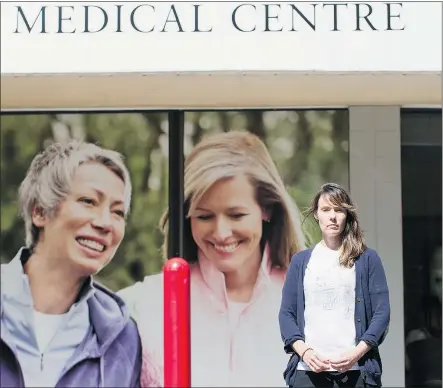  ?? MARK YUEN/PNG ?? West End resident Susan Stewart has been using a walk-in clinic since her doctor retired six years ago. Like many in B.C., her search for a new practition­er has been fruitless so far.