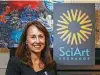  ?? Karen Warren / Staff photograph­er ?? Jancy Mcphee created the Sciart Exchange nonprofit in 2015. It is getting a $1 million grant from Blue Origin.