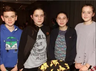  ??  ?? SCOIL MHUIRE COOLCOTTS: Alex Kirby, Ellie Dunphy, Rayna Forte and Amelia Maher.