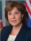  ?? The Canadian Press ?? Premier Christy Clark responds to the federal government’s approval of the Kinder Morgan Trans Mountain pipeline expansion project during a news conference Wednesday in Vancouver.