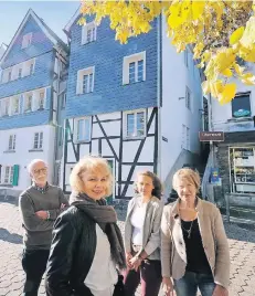  ?? RP-ARCHIVFOTO: A. BLAZY ?? Sie beleben das Kunsthaus Mettmann (von links): Lothar Weuthen, Maria Schwanitz-Fröhlich, Sabine Brock und Monika Kissling.