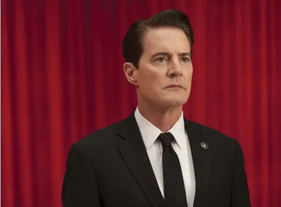  ?? Bild: Suzanne Tenner ?? Kyle MacLachlan spelar en av tv-historiens mest populära karaktärer i agenten Dale Cooper. Han återvände 2017 när serien fick en tredje säsong i ”Twin peaks: the return”.