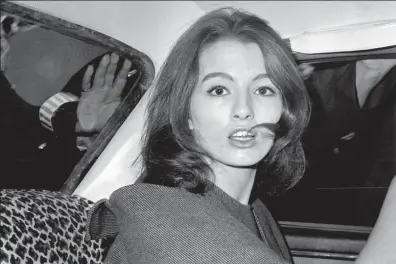  ?? Picture / AP ?? Christine Keeler was imprisoned for nine months for perjury and conspiring to obstruct justice.