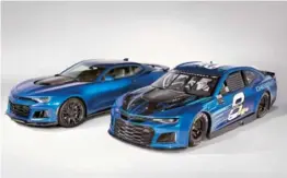  ??  ?? Chevrolet is now fielding the Camaro ZL1 in the Monster Energy NASCAR Cup Series.